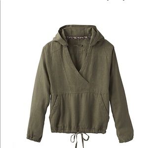 Prana Bowry Top - Size XS Rye Green